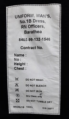 RN No1B Jacket British Royal Navy No1 B Dress Jacket Lieutenant Commander Rank