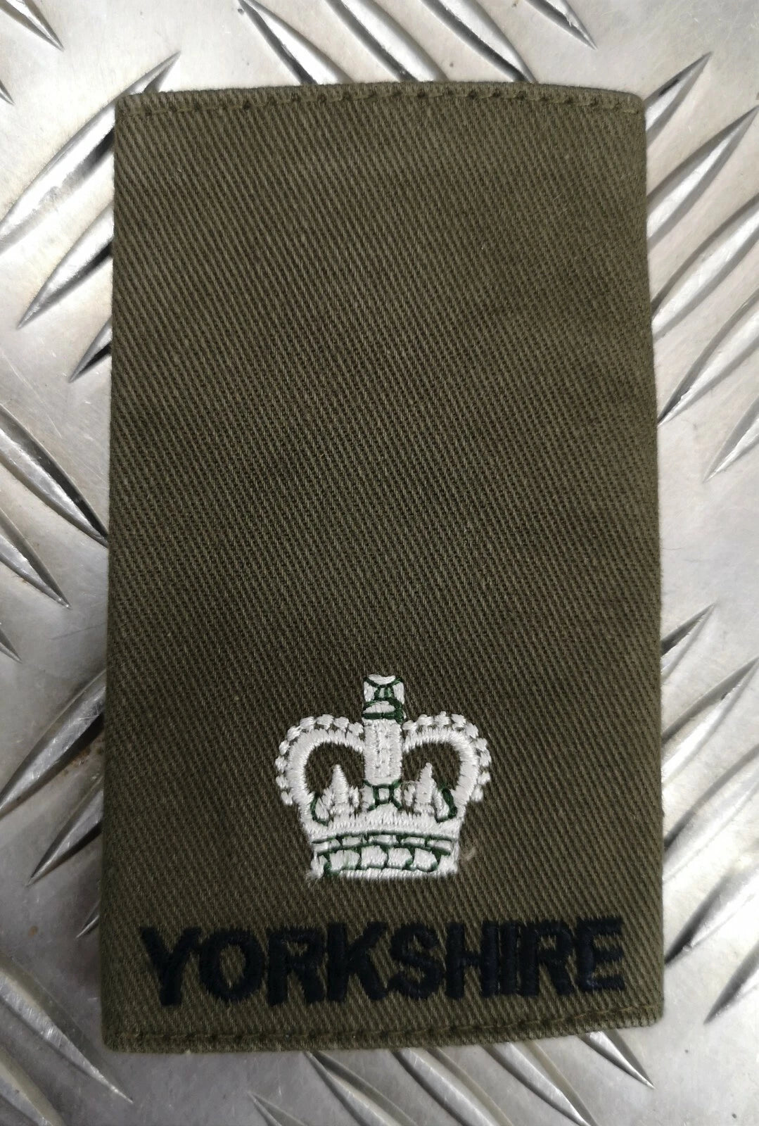 Yorkshire Rank Slide Olive Drab Green Various Ranks Available