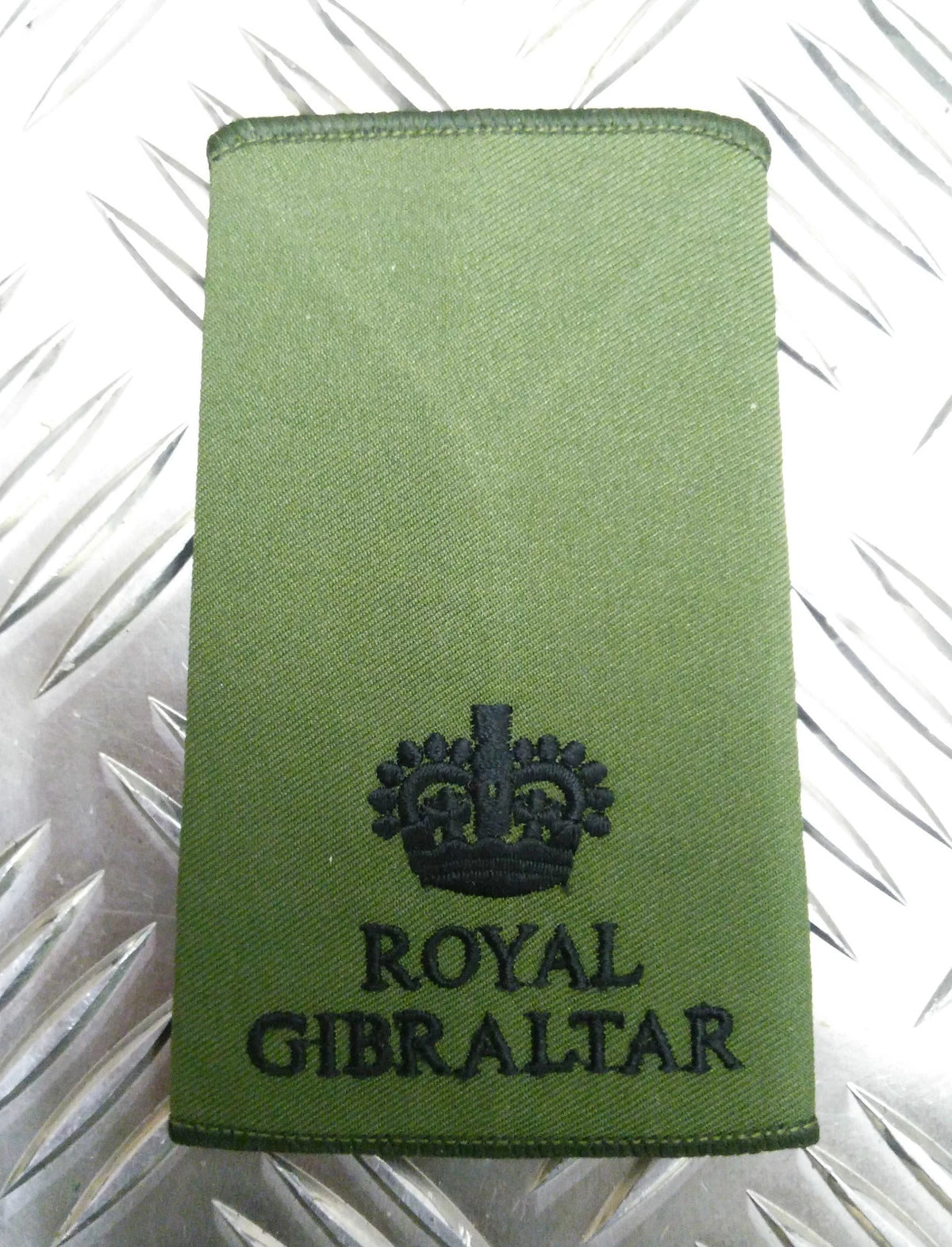 Genuine British Army Royal Gibraltar Regiment Rank Slide Various Colours Ranks