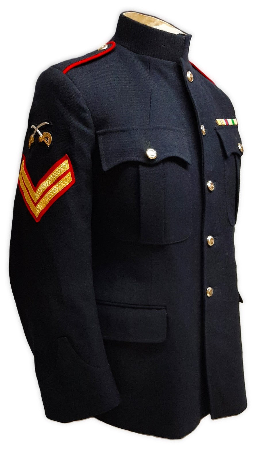 British Army Royals No1 Dress Jacket Blues Tunic Corporal PTI Other Ranks Old Pattern 40in Chest