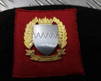 Black Wool Beret H&S with Red Badge Tab and Bahrain Badge Military Issue Size 60cm