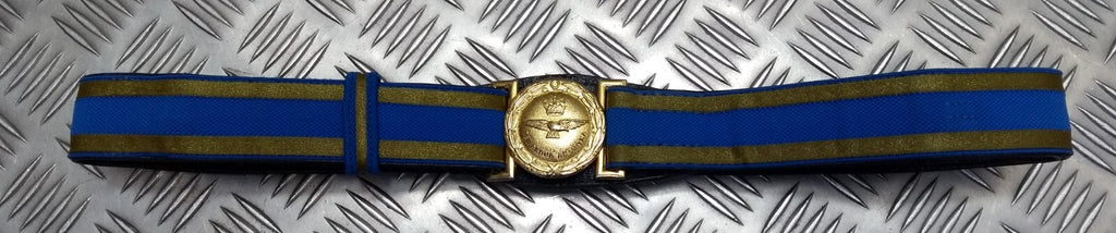 RAF Royal Air Force Officers Ceremonial Belt Per Ardua Ad Astra Buckle No Slings 32"-36" GST832