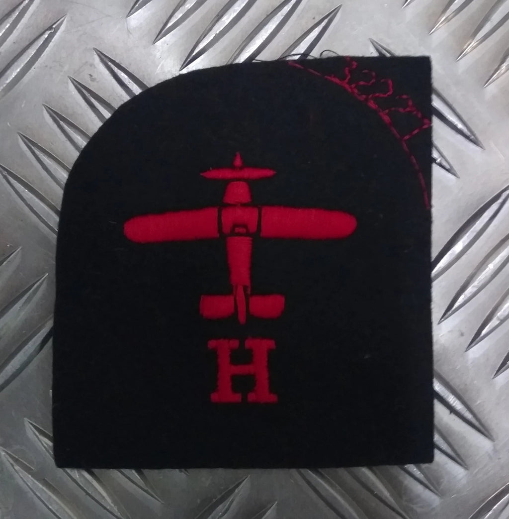 Royal Navy Red on Black Embroidered Assorted Branch Qualification Badges Various