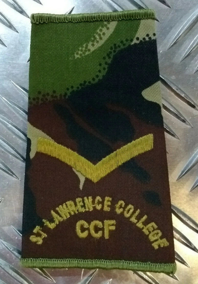 Woodland DPM Camo St. Lawrence College CCF Rank Slides Assorted