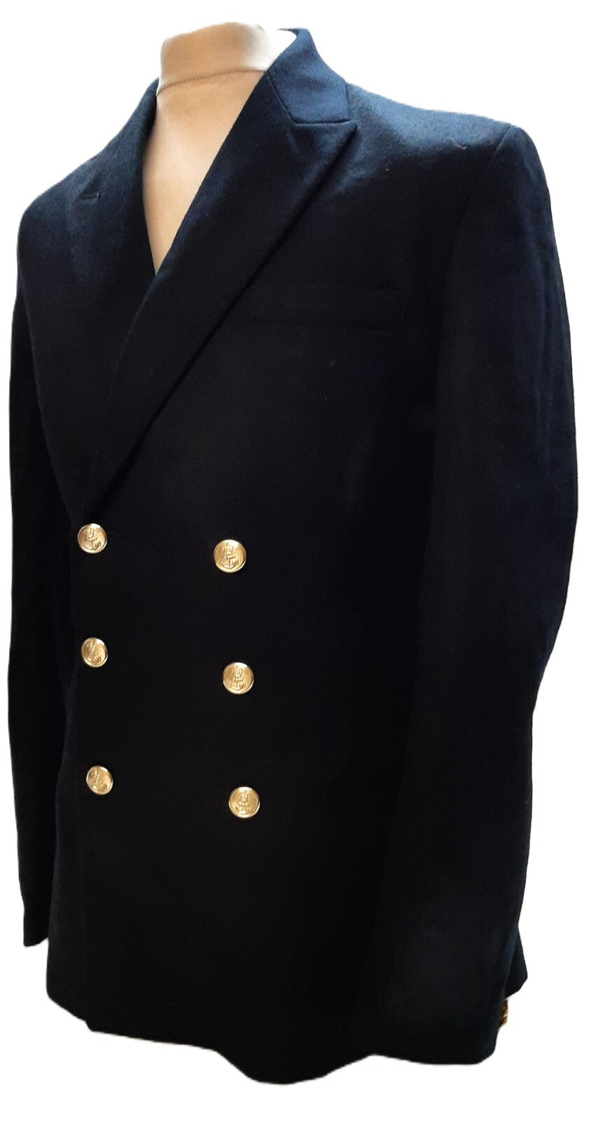 Royal Navy No1B Dress Jacket Petty Officer 6 Button Fully Buttoned British Naval Mans 100cm Regular E398