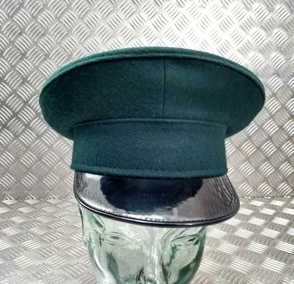 Trinidad & Tobago Officers Peaked Cap Dress Parade Hat Dark Green British Made 56cm - NEW