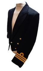 Royal Navy No2B Mess Dress Jacket Commander Rank Fully Buttoned Officers British Naval