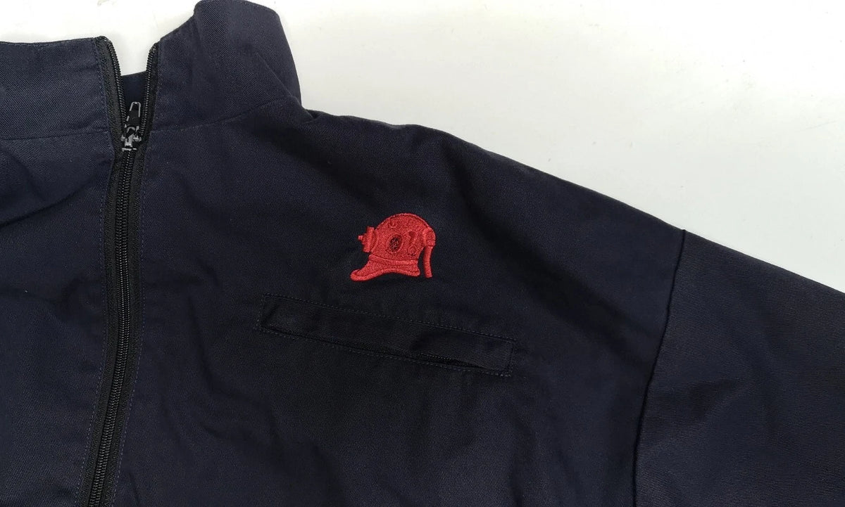 Retro PTI Tri Service Tracksuit Jacket Blue with Badges / Patches