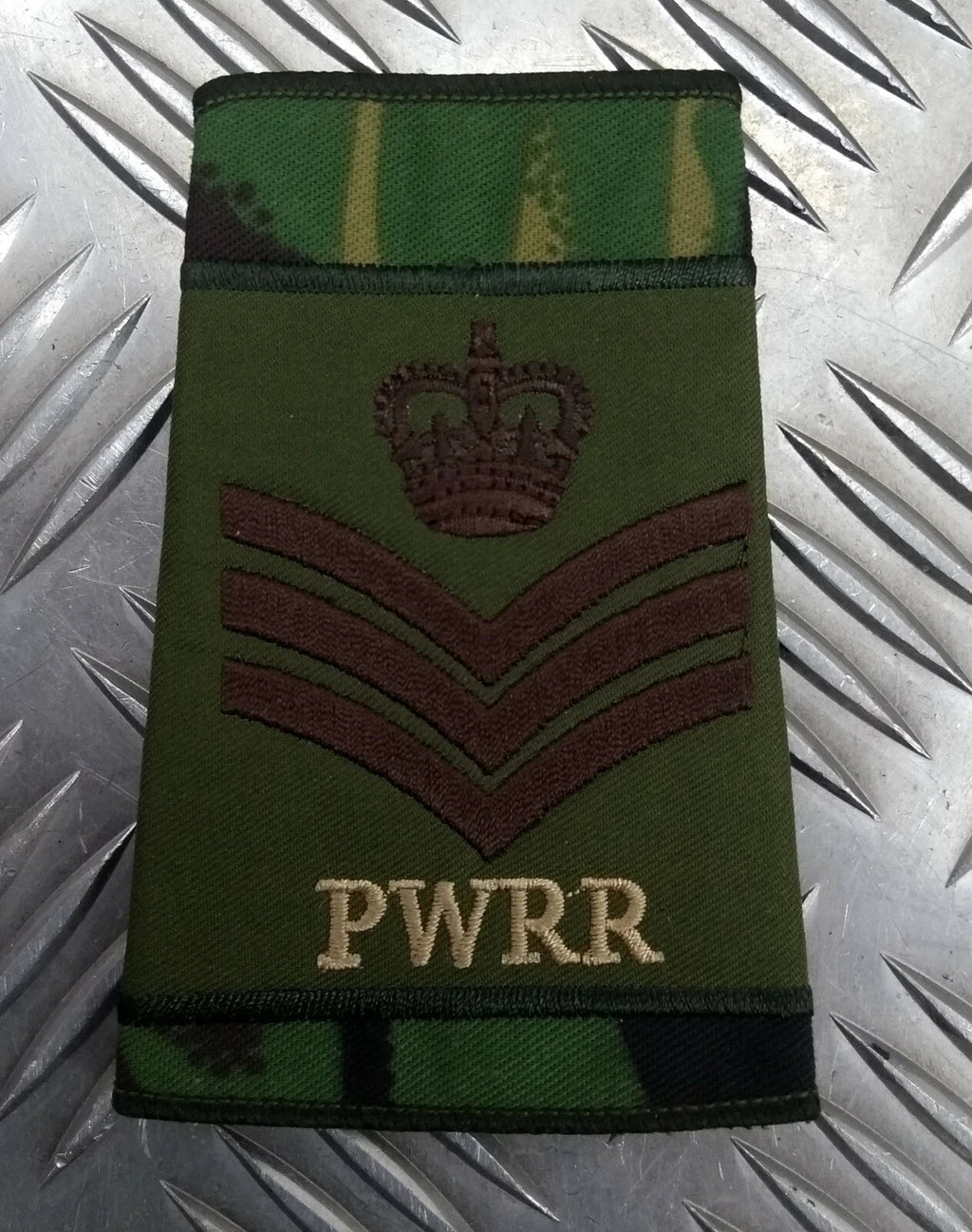 Genuine British Army PWRR Princess of Wales' Royal Regiment Rank Slide Assorted