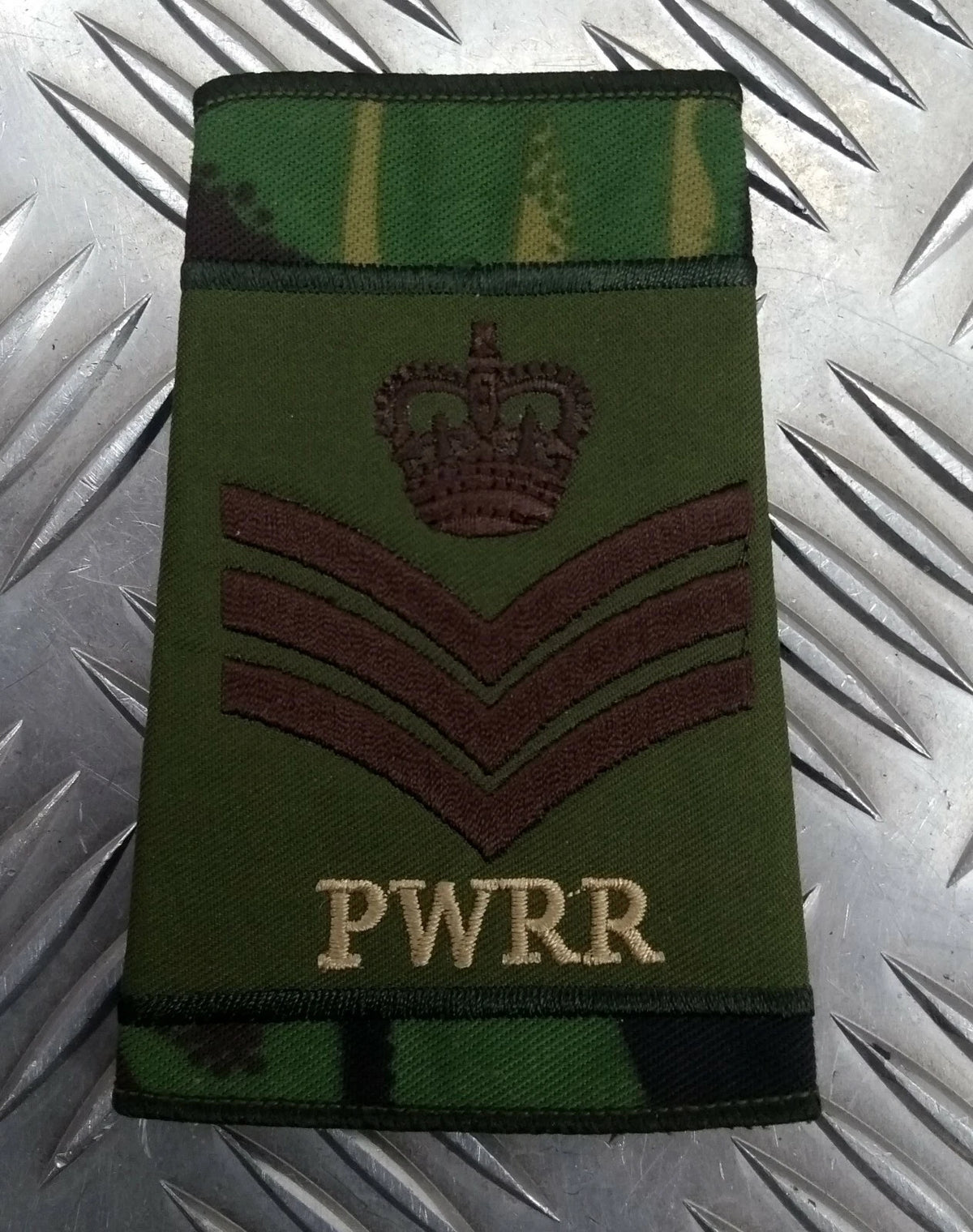 Genuine British Army PWRR Princess of Wales' Royal Regiment Rank Slide Assorted