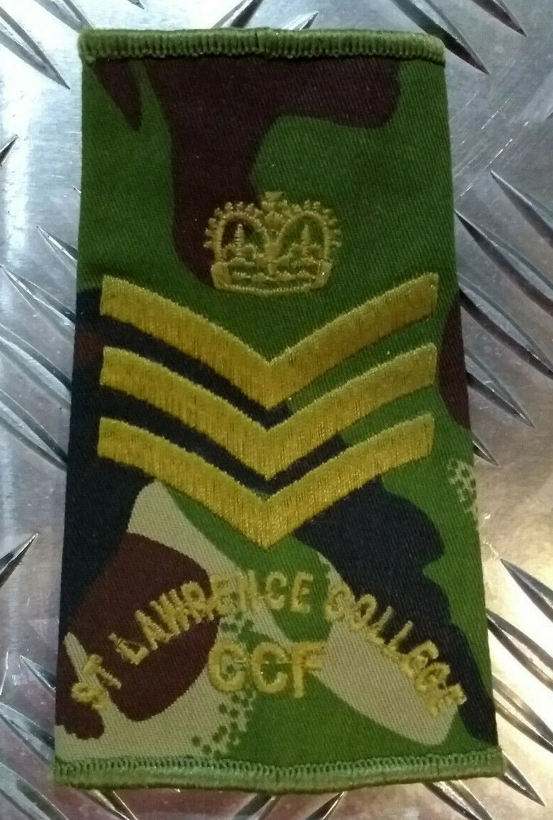 Woodland DPM Camo St. Lawrence College CCF Rank Slides Assorted