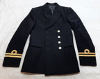 Royal Navy No1C Dress Jacket Diagonal Serge Lieutenant Cuff Curls Not All Buttons British Naval 92cm Regular
