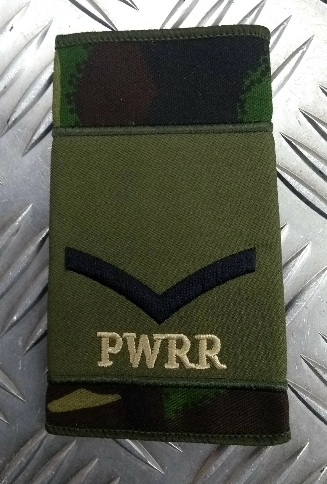 Genuine British Army PWRR Princess of Wales' Royal Regiment Rank Slide Assorted