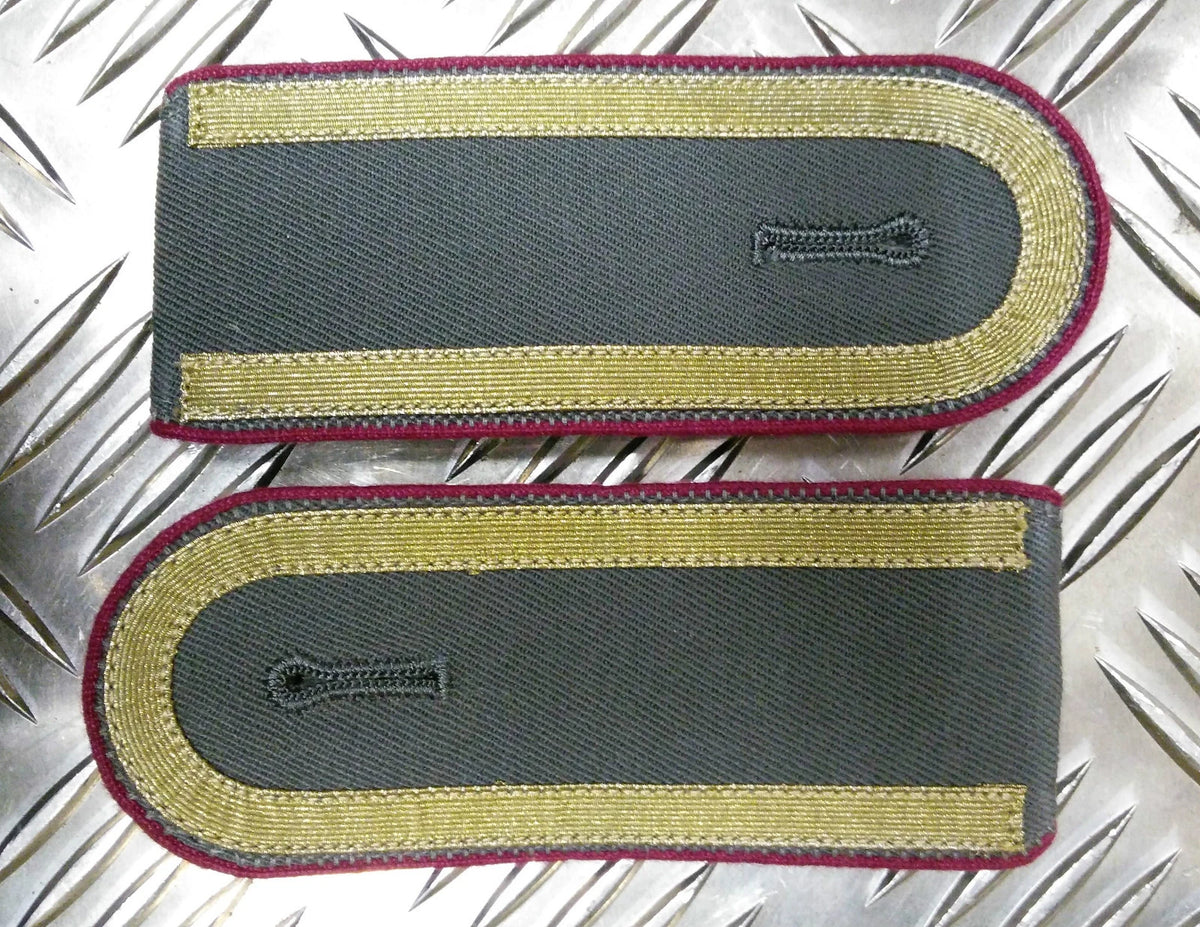 German Shoulder Boards/Slides/Braided Epaulettes Various Colours