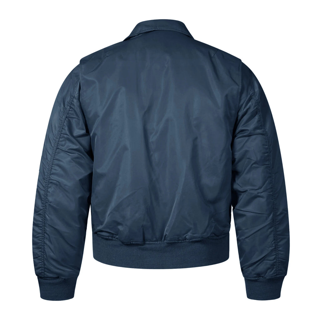 Pilot Jacket MA2 US Military Style CWU Bomber Type Blue