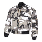 MA1 Flight Jacket USAF Type Bomber Jacket Woodland Urban or Midnite Camo Type Available