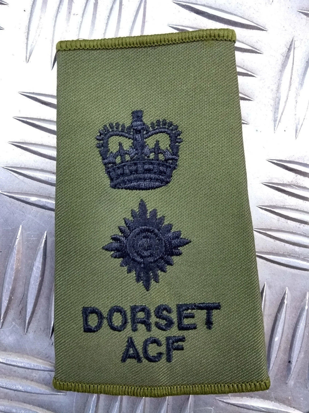 Dorset ACF OD Green Rank Slides British Army