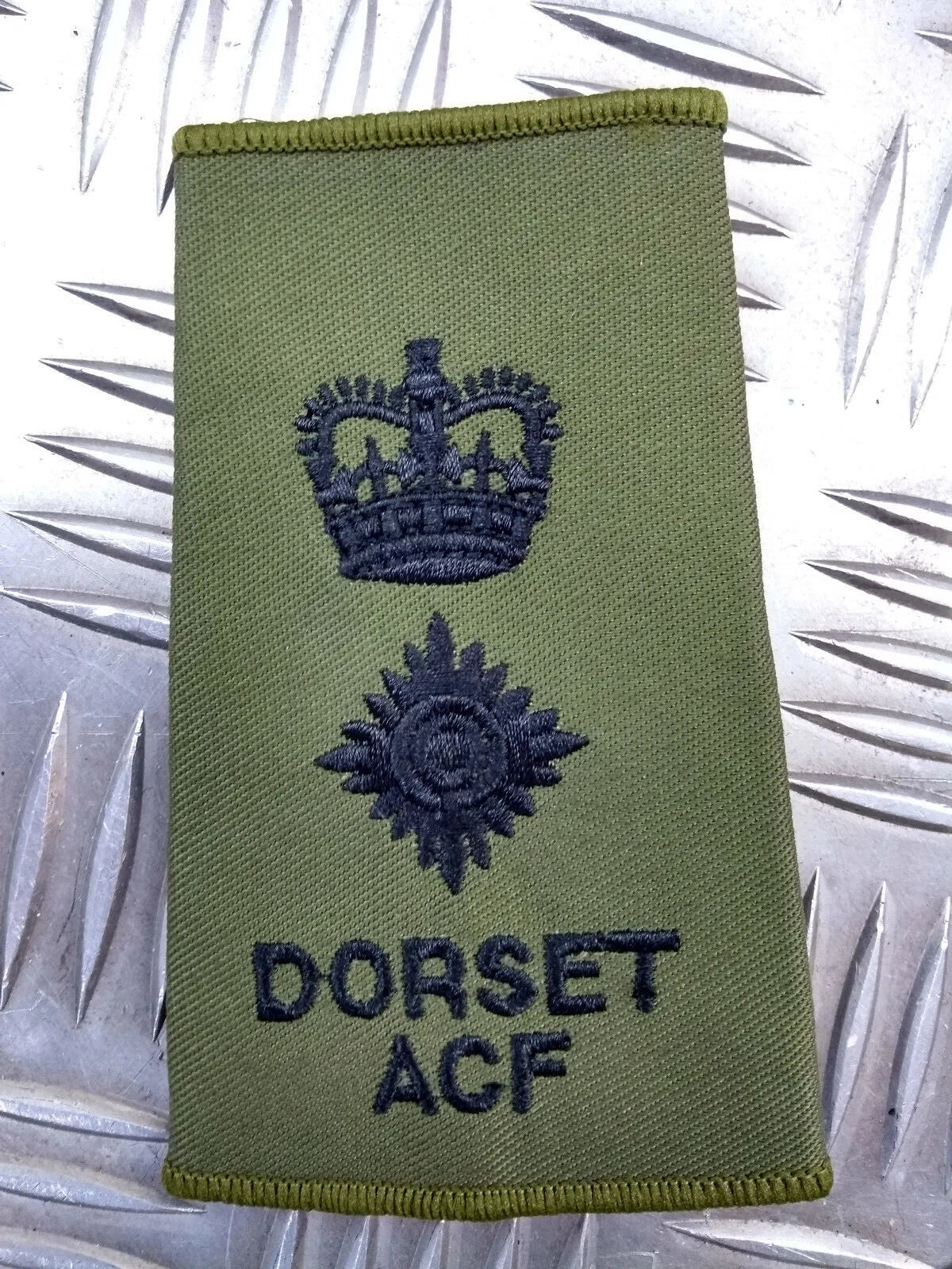 Dorset ACF OD Green Rank Slides British Army