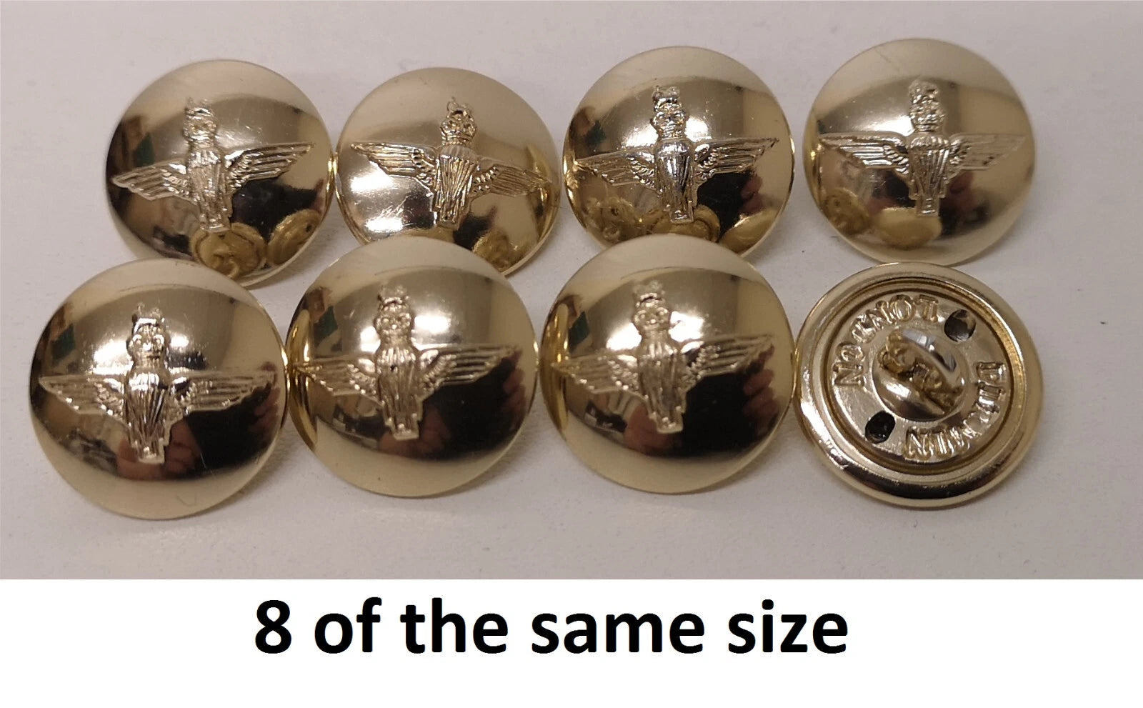 FAD No2 Button Set British Army for Service Dress Jackets and Old Pattern Tunics Assorted