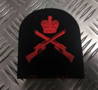 Royal Navy Red on Black Embroidered Assorted Branch Qualification Rank Badges