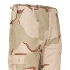 Desert Storm Trousers Tri-Colour Camo Pattern Military Style Combat / Field Army Pants