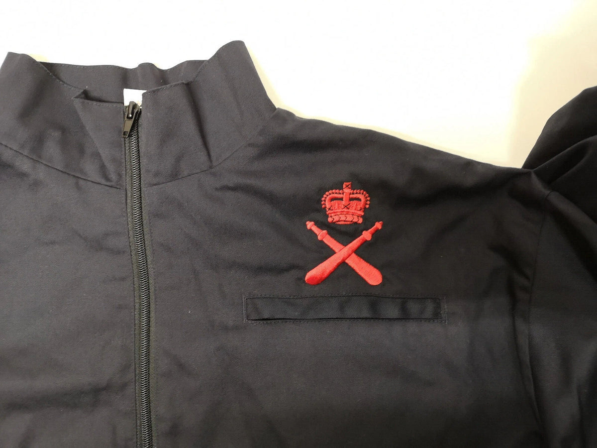 Retro PTI Tri Service Tracksuit Jacket Blue with Badges / Patches