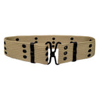 Alice Type Belt 2" Canvas Web Pistol Belt Load Carrying Adjustable size Assorted Colours