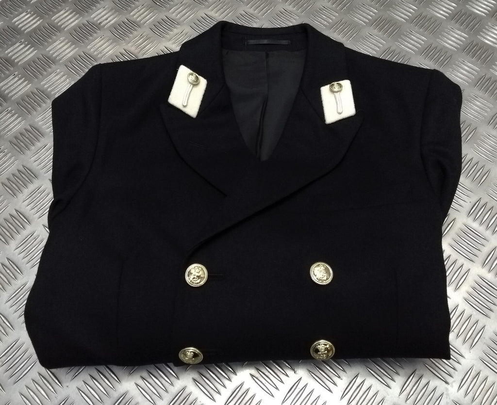 Royal Navy No1C Officers Dress Jacket Diagonal Serge 8 Button Double Breasted British Naval 100cm Regular