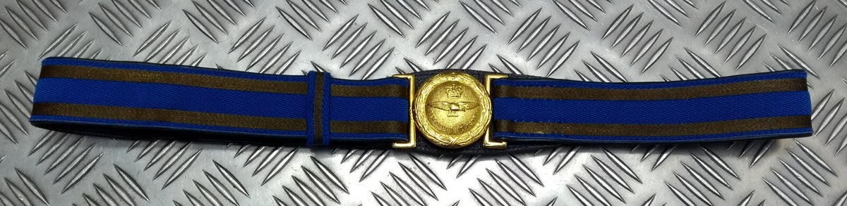 RAF Royal Air Force Officers Ceremonial Belt Per Ardua Ad Astra Buckle No Slings 32"-36" GST839