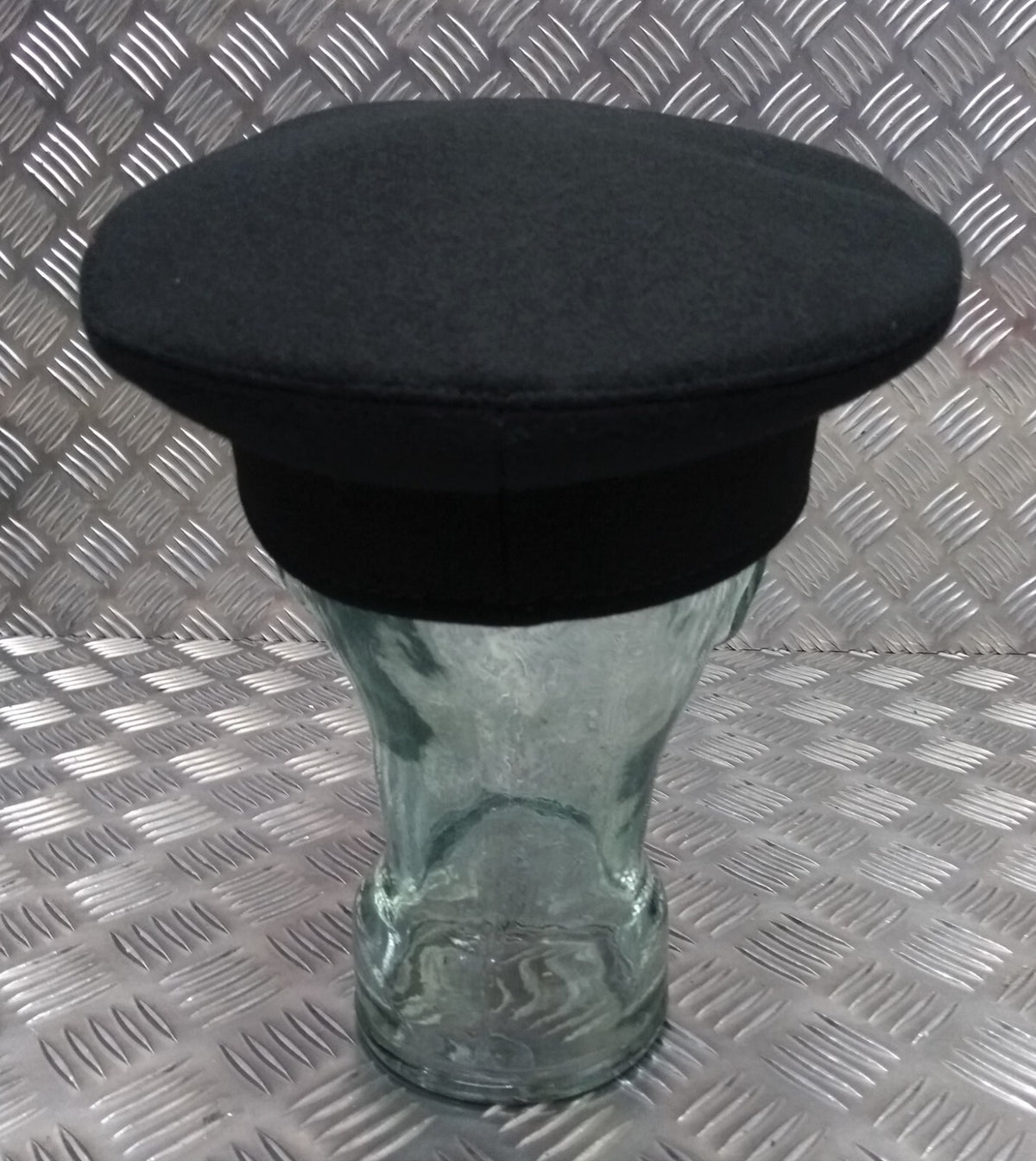 Uganda Service Peaked Cap Uniform Dress Visor Hat Black British Made Size 55cm
