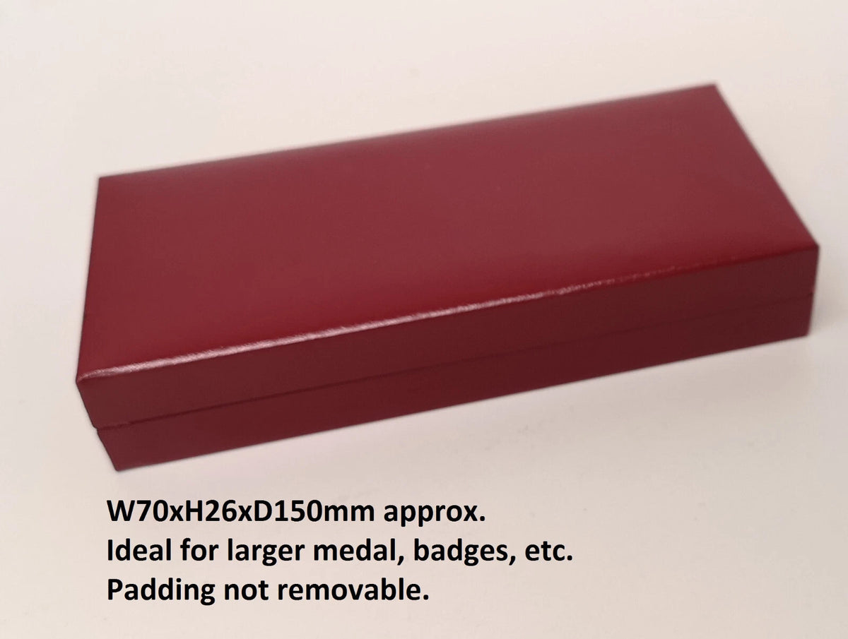 Decorative Medal Cufflink Storage Boxes with Canvas Lining Various Sizes Shapes