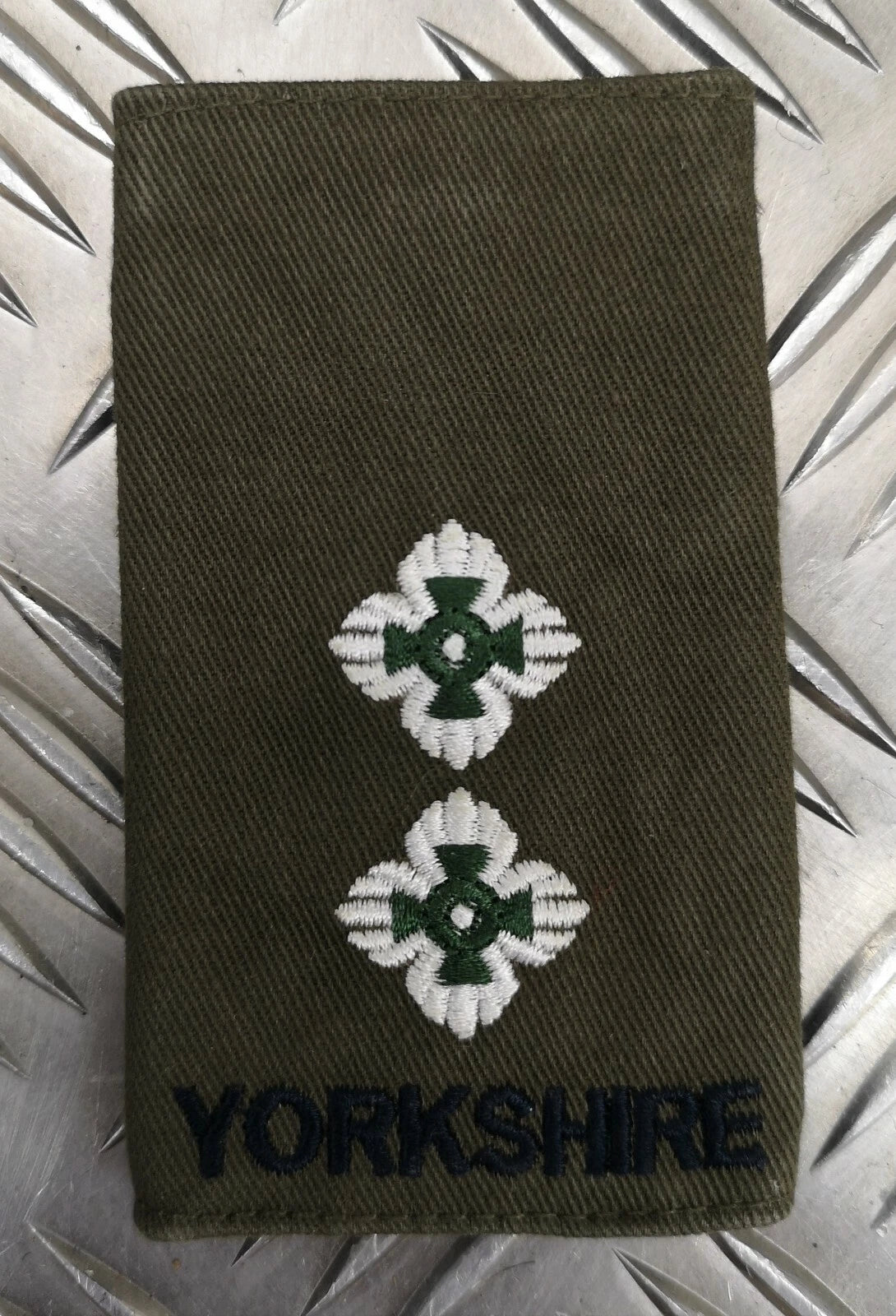 Yorkshire Rank Slide Olive Drab Green Various Ranks Available
