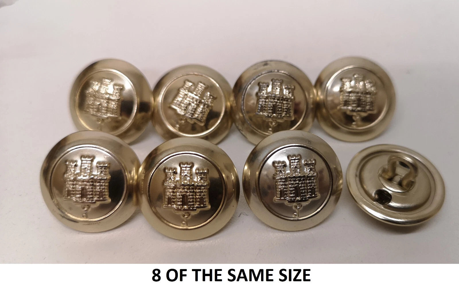 FAD No2 Button Set British Army for Service Dress Jackets and Old Pattern Tunics Assorted