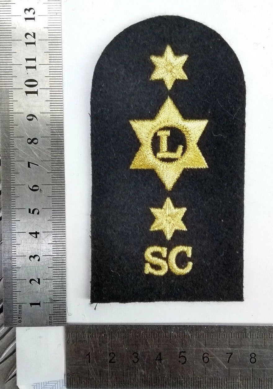 Royal Navy Logistics (L) Supply Chain (SC) Embroidered Qualification Patches