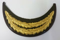 Olive Officers Hat Peak 2 Row Gold Oak Leaf Scrambled Egg Visor Genuine British Made PK27