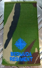 Royal Bermuda Regiment Woodland DPM Camo Rank Slides