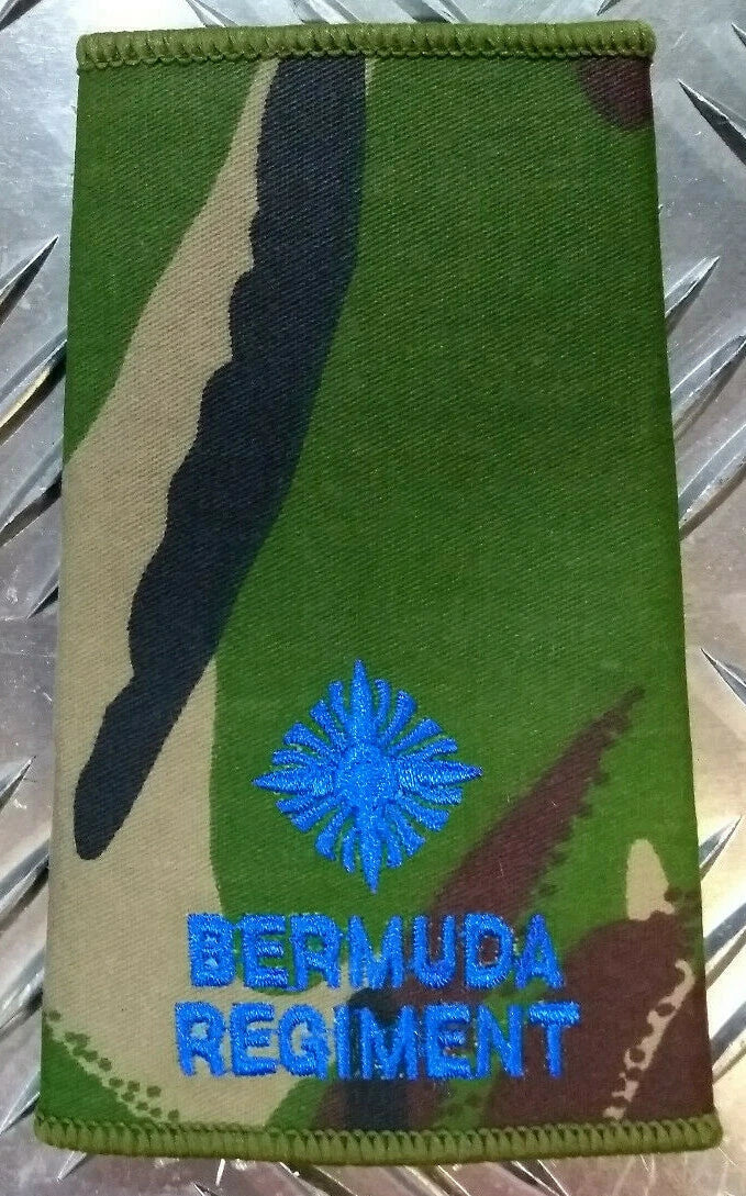 Royal Bermuda Regiment Woodland DPM Camo Rank Slides