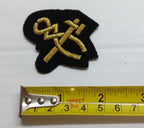 British Army Craftsman Crossed Tools Mess Kit Arm Badge Hand Embroidered Patch