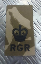 British Army Royal Gurkha Rifles Regiment DDP Desert Rank Slide Various