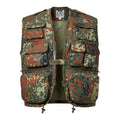 Tactical Military Vest Action Gilet Multi Pocket Waistcoat Assorted Colours