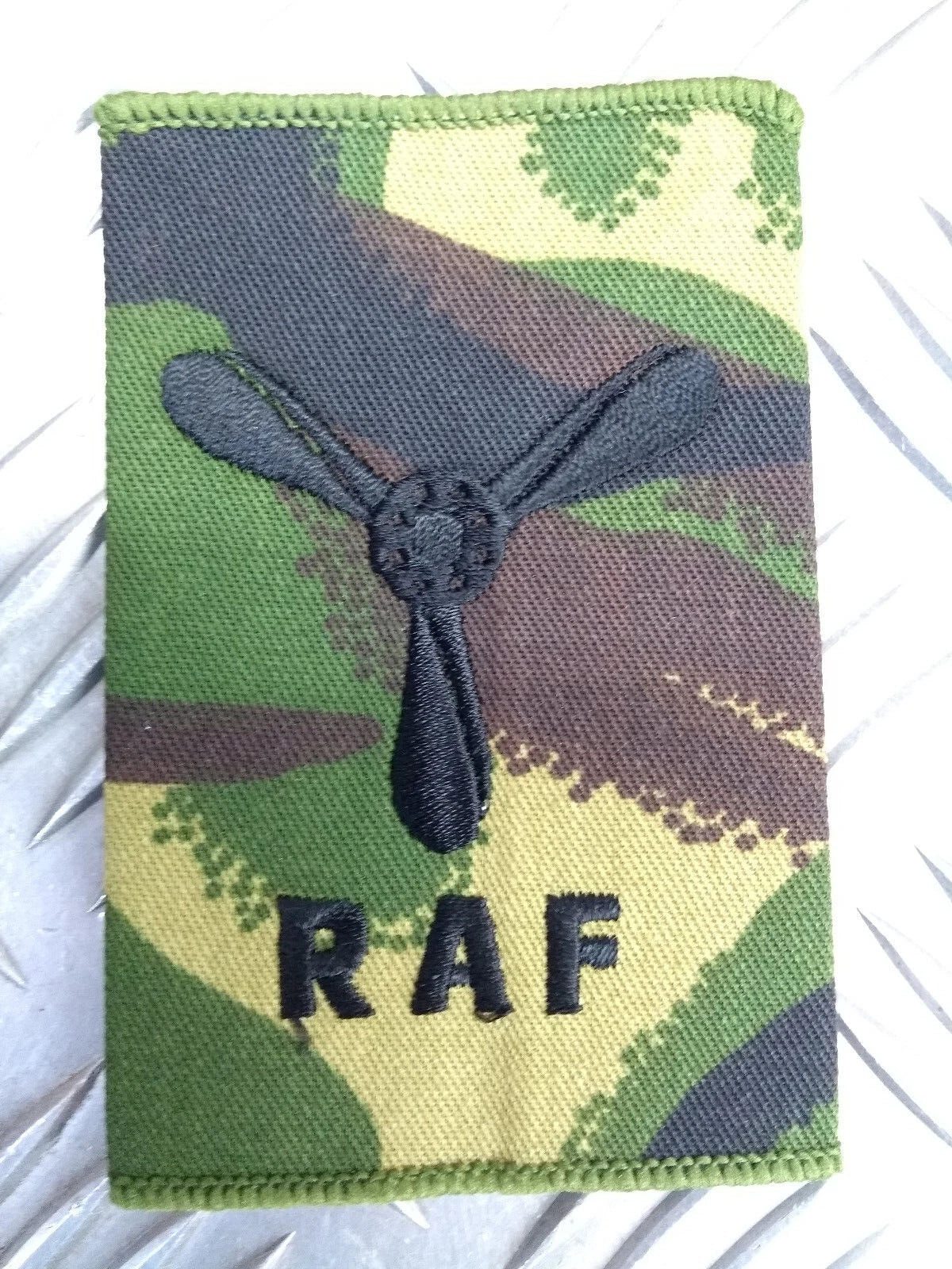 RAF Royal Air Force Slide Woodland Camo for Epaulettes and Front Tab Slider Assorted Types