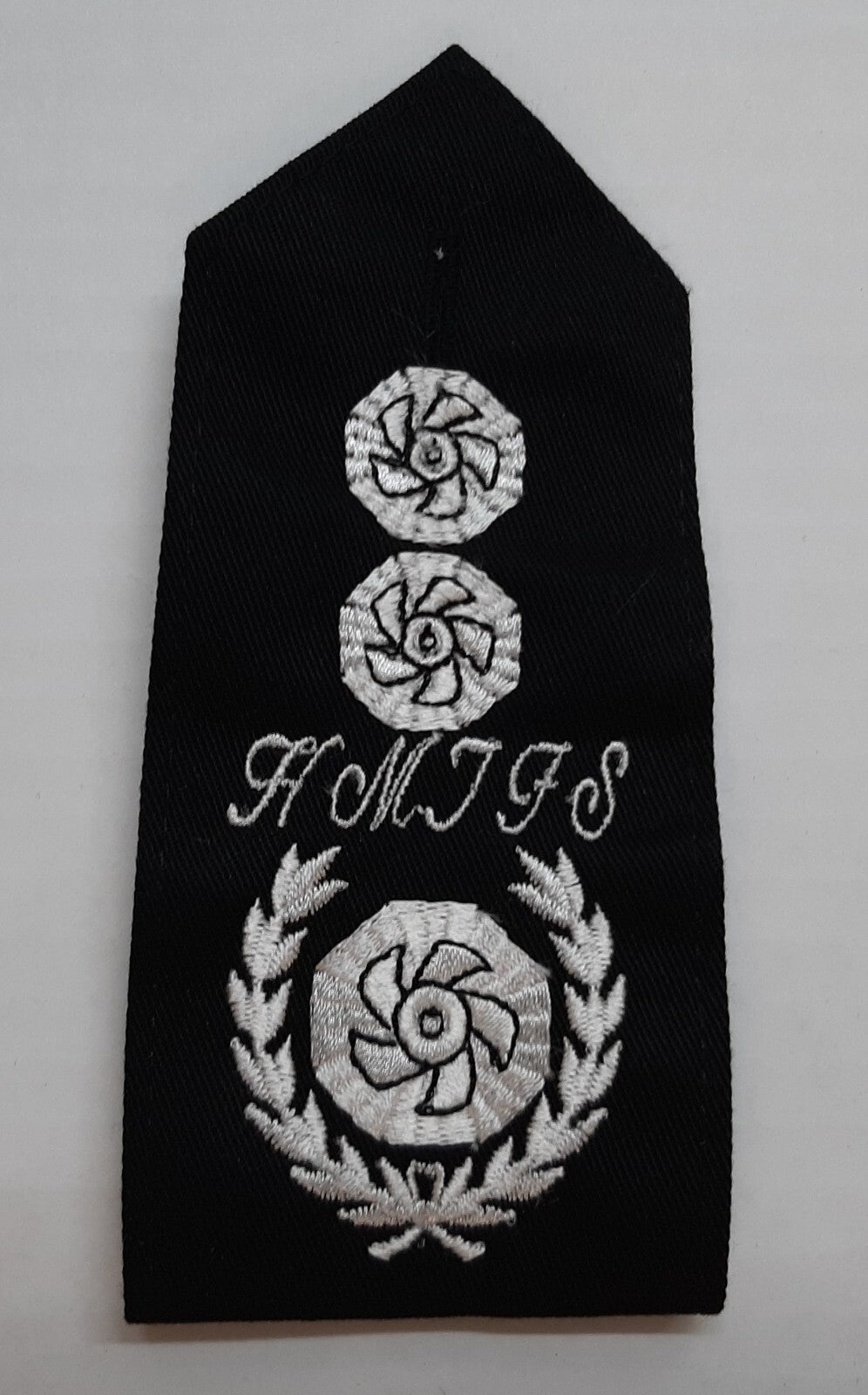 HM Jersey Fire Service Chief Officer Rank Insignia Shoulder Epaulettes Obsolete New Old Stock 1 Pair