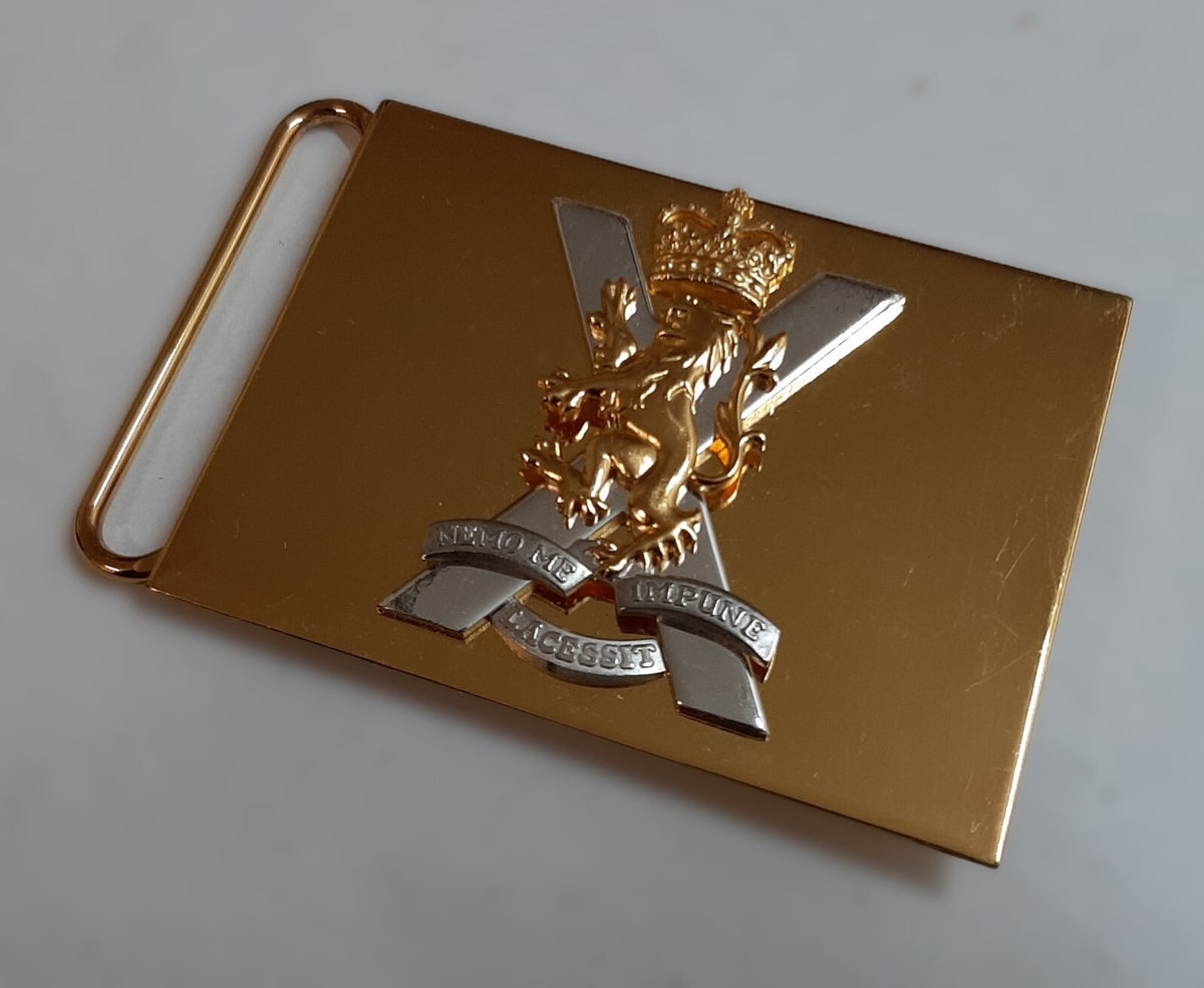 Royal Regiment of Scotland RRS Parade Belt Buckle with Full Lion Insignia Army Issue 57mm