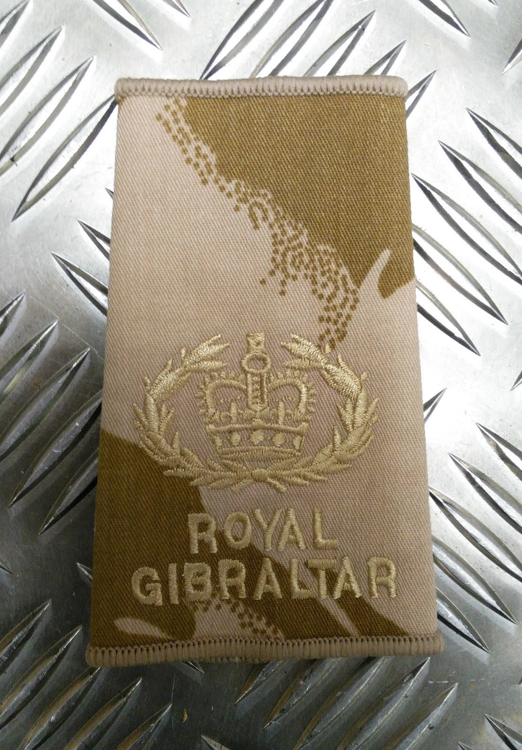 Genuine British Army Royal Gibraltar Regiment Rank Slide Various Colours Ranks