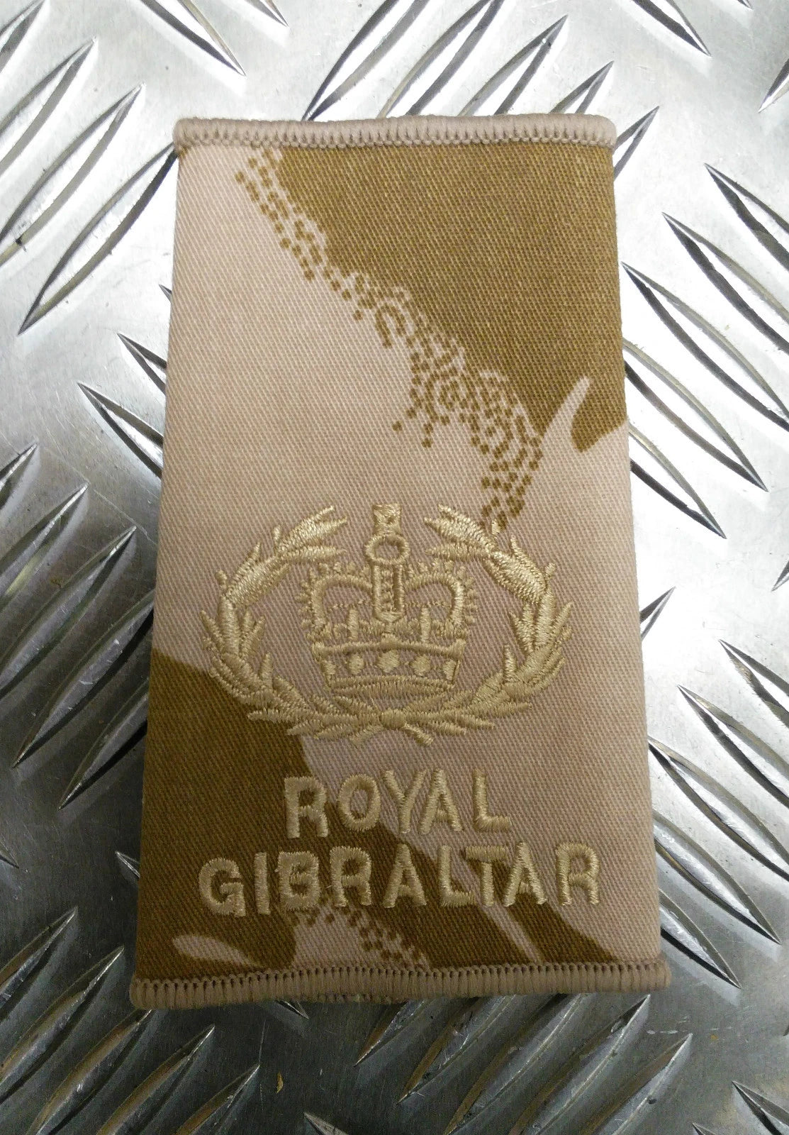 Genuine British Army Royal Gibraltar Regiment Rank Slide Various Colours Ranks