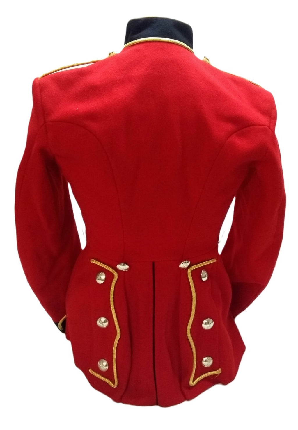 British Army Red Tunic Ceremonial Uniform Jacket Band of the Royal Corps of Signals Insignia 37in Chest