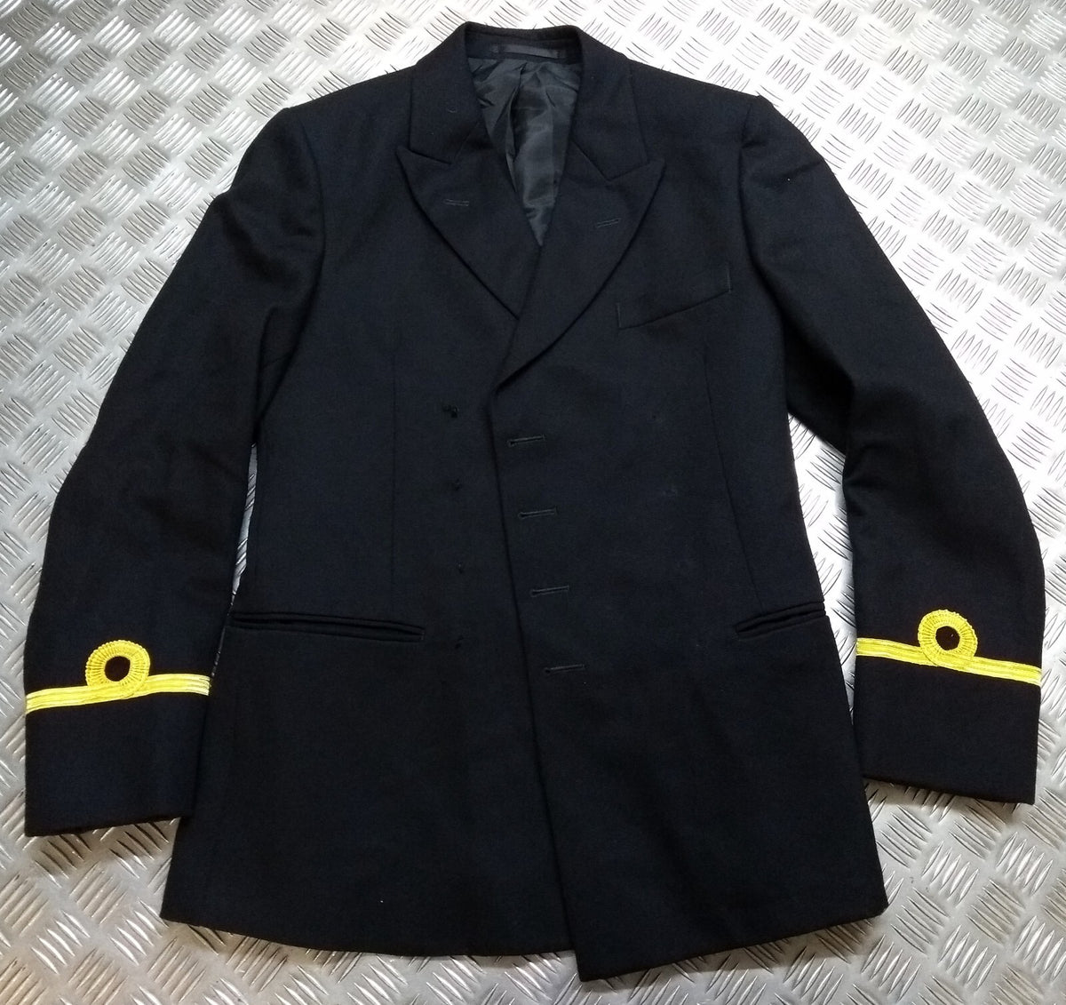 Royal Navy Style No1B Wool Barathea Dress Jacket No Buttons British Naval Mans 96cm Regular