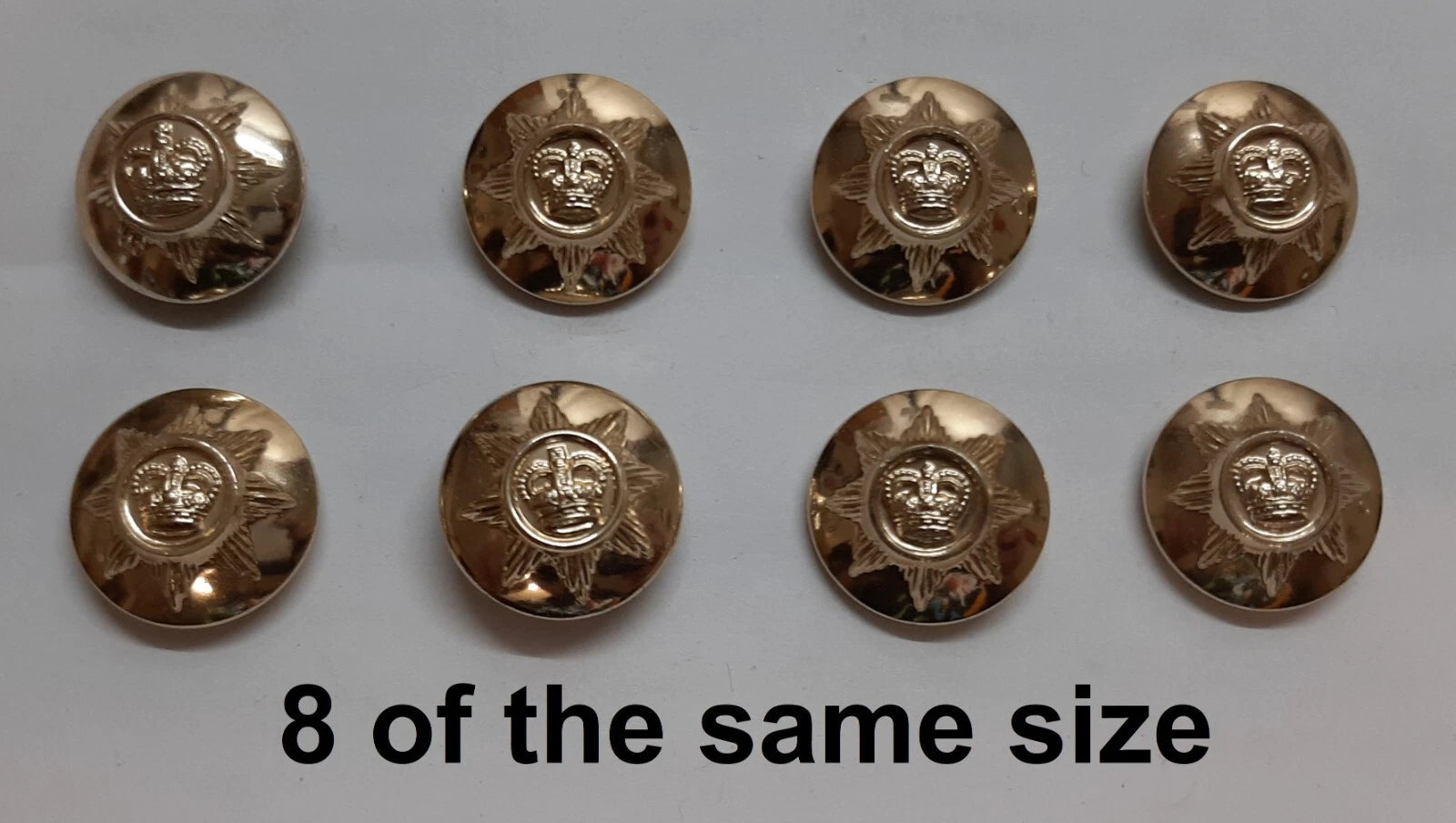 FAD No2 Button Set British Army for Service Dress Jackets and Old Pattern Tunics Assorted