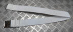 The Rifles Regiment White Courlene Parade Belt & Chrome Insignia Buckle British Issue Max 42"