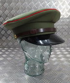 Ugandan Army Officers Peaked Cap 2nd Lt to Captain Ceremonial Parade Dress Hat Light Green 52cm - NEW